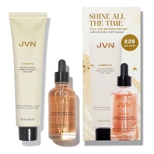 JVN Shine All the Time Bestsellers Kit - Air Dry Cream and Nourishing Drops